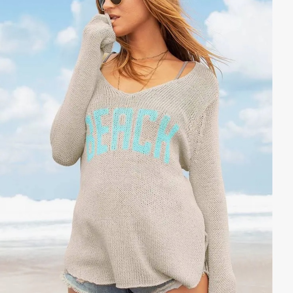 Wooden Ship BEAC V COTTON  FAN FAV
in the Sand & Aqua XL SOLD OUT Color 🏖️